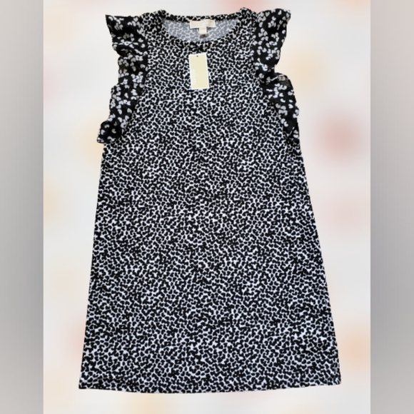 MICHAEL Michael Kors Dresses & Skirts - Michael Kors heart print sleeveless dress, small, black